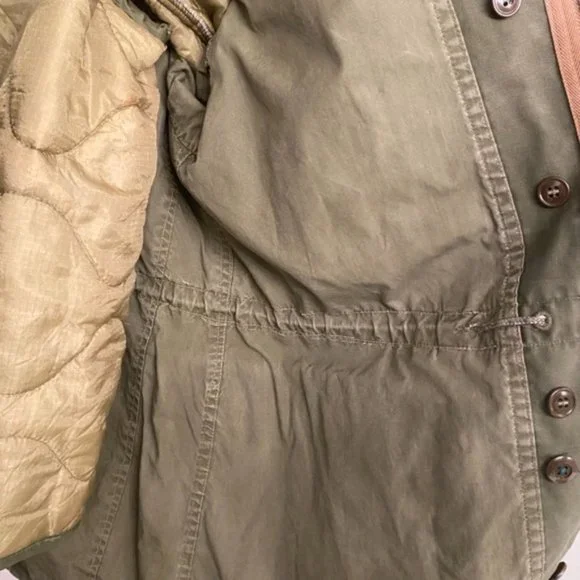 SOLD 90s Rugged Military Field Jacket w/ Liner - Picture 5 of 11